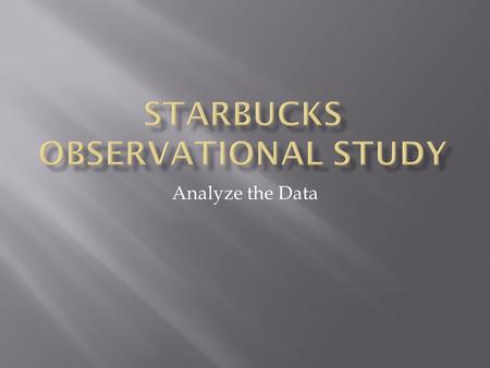 Analyze the Data.  What did we learn from the data?  Does this sample convince you that more than half of all customers at this store are female? 