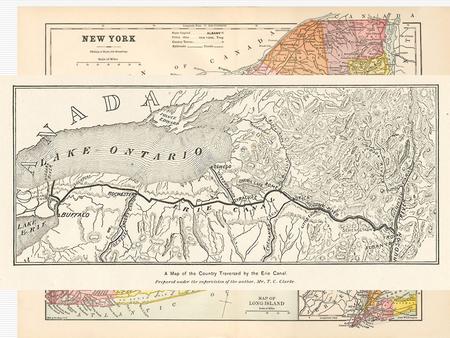 Internal Improvements  Sectionalism With the shallow fast flowing rivers in the north, travel is by land and therefore expensive.  One innovation that.