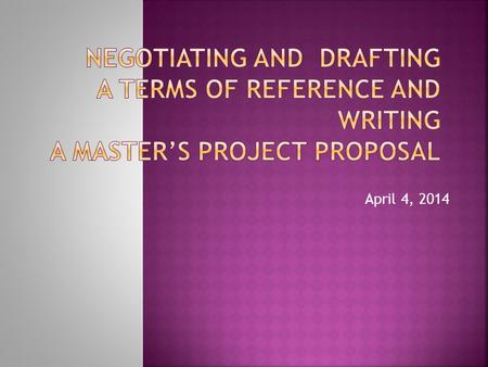 April 4, 2014. Access by going to  myHeller  Degree Programs  MA-SID Degree Program Information  MA-SID First-Year In-Residence  Practicum Track.