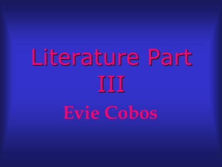 Literature Part III Evie Cobos. Henry Demarest Lloyd 1984 Charged headlong into the Standard Oil Company with his book Wealth Against Commonwealth.