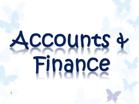 1. Sources of Finance Pages 219 - 229 2 Topic 3.1 (SL)