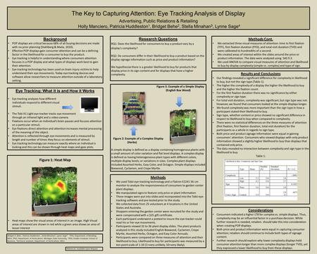 Background POP displays are critical because 68% of all buying decisions are made with no prior planning (Stahlberg & Maila, 2010). Effective POP displays.