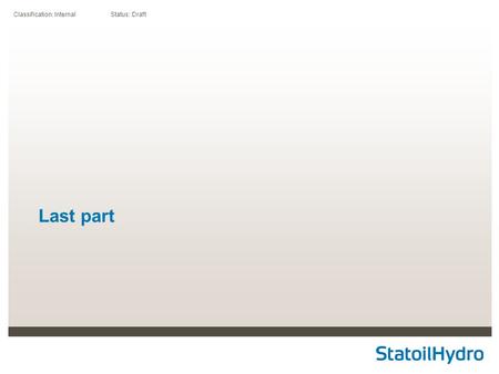 Classification: Internal Status: Draft Last part.