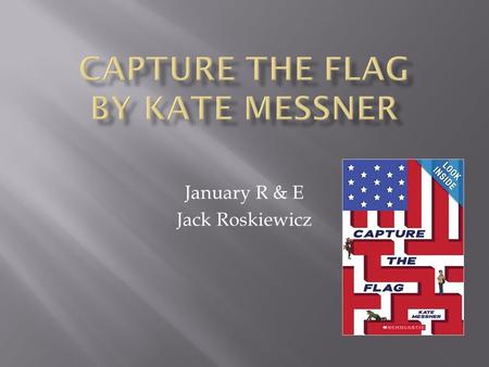 January R & E Jack Roskiewicz. Response  Anna is a journalist who works for the school paper and tries to interview people everywhere for her school.