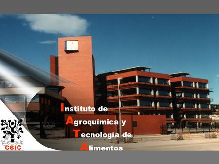 CSIC I nstituto de A groquímica y T ecnología de A limentos.