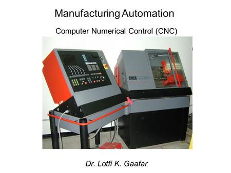 Manufacturing Automation