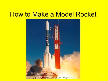 How to Make a Model Rocket