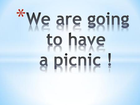 * What food would you have with you on a picnic?