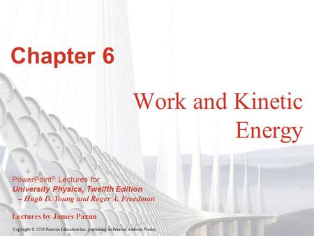 Work and Kinetic Energy