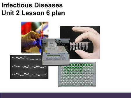 Infectious Diseases Unit 2 Lesson 6 plan. Do Now You are sick and two different bacteria could be causing your symptoms. Both types of bacteria are sensitive.