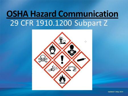 OSHA Hazard Communication