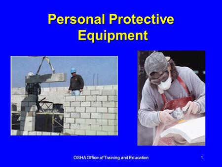 Personal Protective Equipment