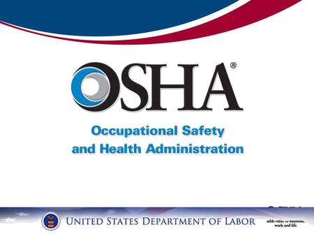 OSHA Update Wisconsin Indianhead Technical College Safety Day Conference March 15, 2012 Mark Hysell Area Director Eau Claire, WI 54701 715-832-9019