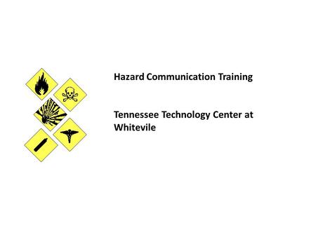 Hazard Communication Training