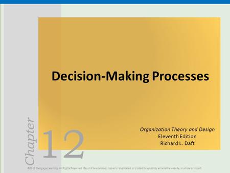 Decision-Making Processes