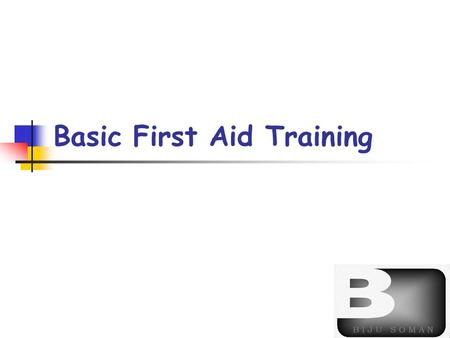 Basic First Aid Training