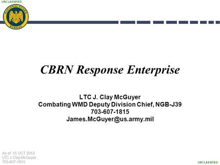 CBRN Response Enterprise