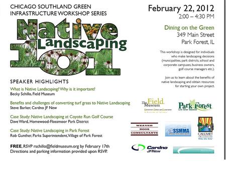 Native Landscaping 101. Green Infrastructure and Native Landscaping? 551,357 total acres 169,723 “Green Infrastructure Vision” (30.8% of total) 42,058.