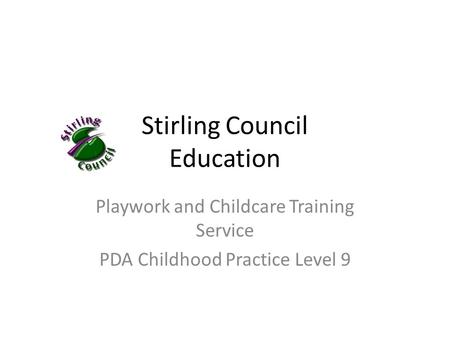 Stirling Council Education