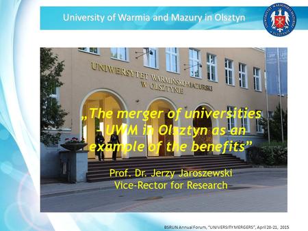 University of Warmia and Mazury in Olsztyn