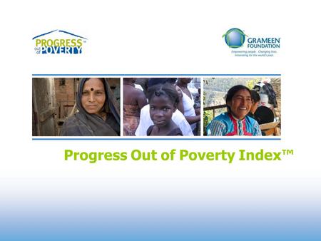 Progress out of Poverty Index