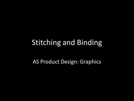 AS Product Design: Graphics