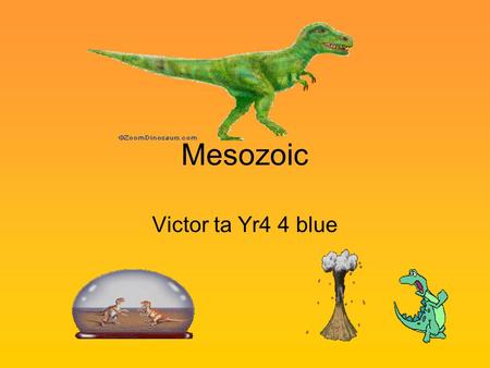 Mesozoic Victor ta Yr4 4 blue. Triassic Animals Pleseosaurus or flat lizard: Plateosaurus was an herbivore (it ate only plants). This long-necked dinosaur.