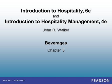 Introduction to Hospitality, 6e