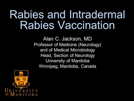 Rabies and Intradermal Rabies Vaccination