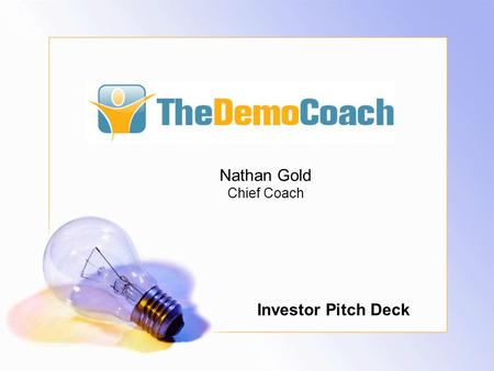 Nathan Gold Chief Coach