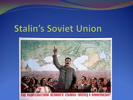 Socialism in One Country Gosplan- oversaw the program of industrialization, setting production goals. Electricity, power plants, iron, steel industry.