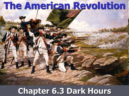 The American Revolution