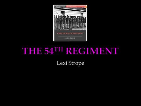 Lexi Strope. African American men that registered to fight for the Union Army after the Emancipation Proclamation.