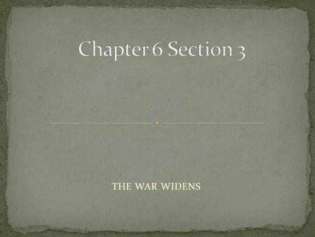 THE WAR WIDENS. During the American Revolution, African Americans fought on both sides. Free and Enslaved Battle of Lexington: 9 Free Africans fought.