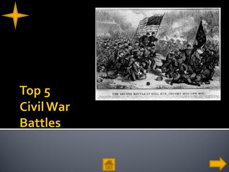  The start of the Civil War began at Fort Sumter in South Carolina.