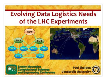 Evolving Data Logistics Needs of the LHC Experiments Paul Sheldon Vanderbilt University.