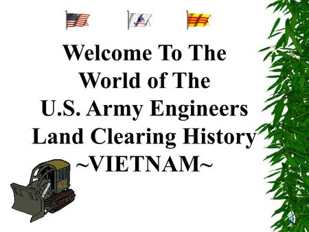 Welcome To The World of The U.S. Army Engineers Land Clearing History ~VIETNAM~