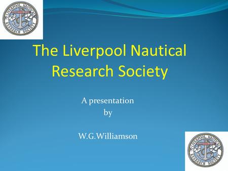 The Liverpool Nautical Research Society