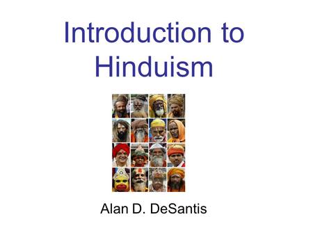 Introduction to Hinduism