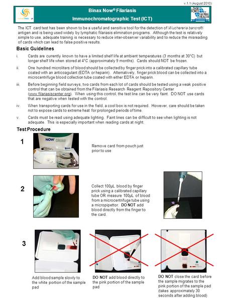 Immunochromatographic Test (ICT)