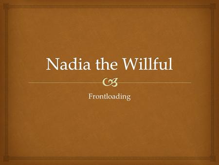 Frontloading.   Desert Before you read….  Banish verb  To send away, to exile. Meaningful Sentence:  In the movie, The Lion King, Scar was banished.