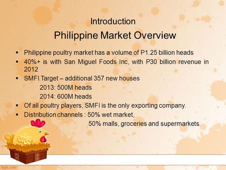 Philippine Market Overview