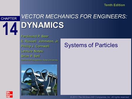 Systems of Particles.