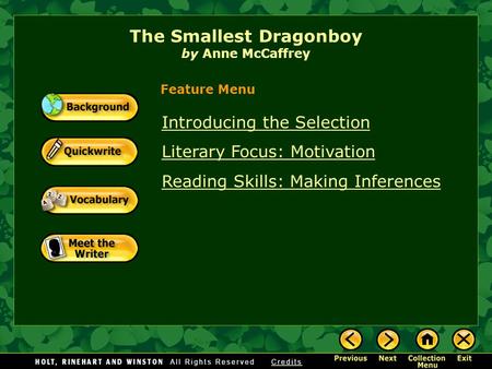 The Smallest Dragonboy by Anne McCaffrey