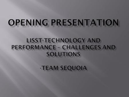  Technology basics – review  Limitations of LD Technology in general  Limitations of LISST instruments  What can go wrong in data/operations  What.