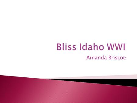 Amanda Briscoe.  Late 1880’s it sprung up along the Oregon Short Line Railroad  South of the Snake River and north is the Bennett Mountains  1907 Irrigation.