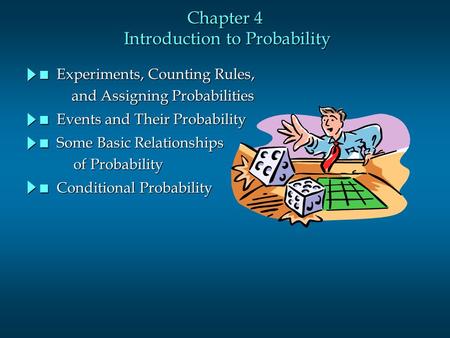 Chapter 4 Introduction to Probability