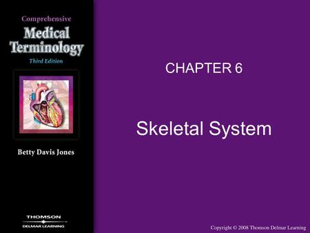 Skeletal System CHAPTER 6. 2 Skeletal System Human skeleton consists of 206 bones –Serves as supporting framework of body –Protects vital internal organs.