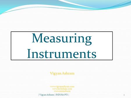 Measuring Instruments