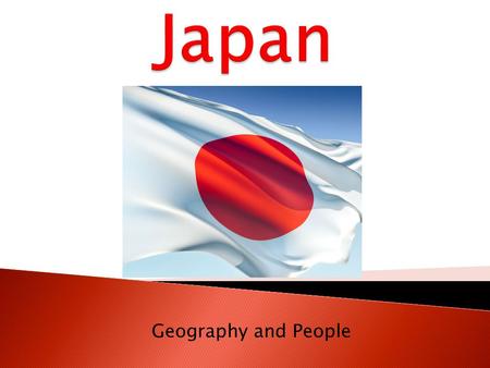 Geography and People.  Which means land surround by Water Island.